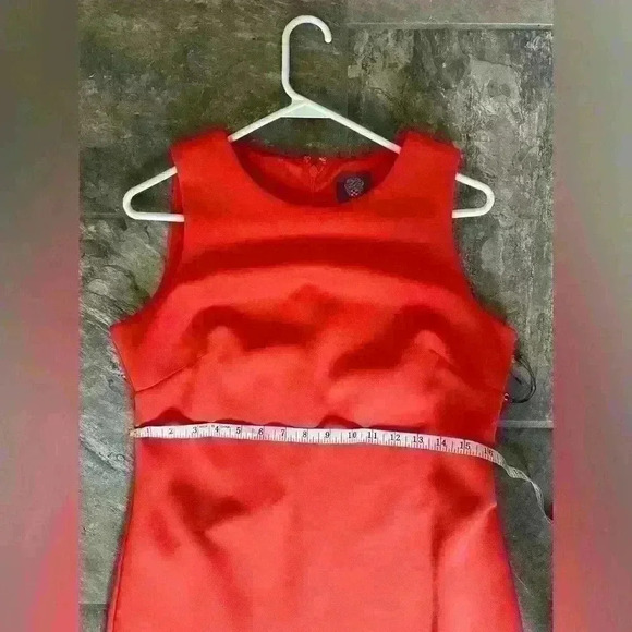 NWT VINCE CAMUTO Ruffle-Hem Shift Dress Size 10 - Picture 10 of 10